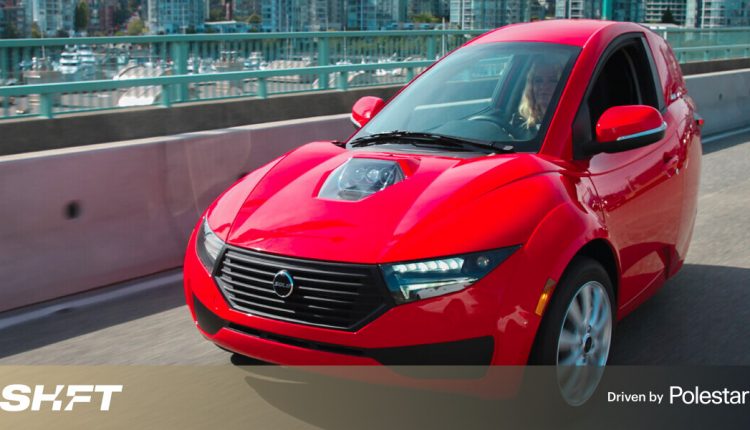 A closer look at Electrameccanica's 2021 Solo EV

