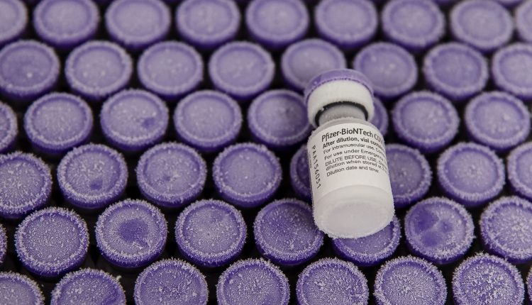 NY health care provider being examined after receiving the doses

