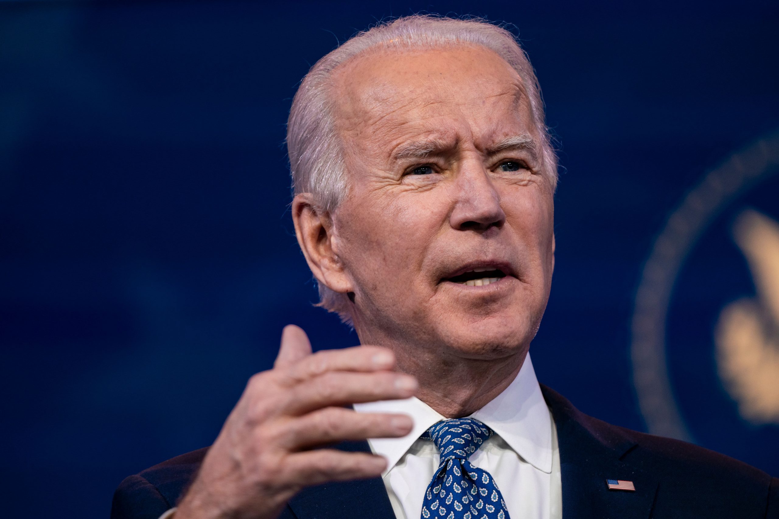 Joe Biden says Trump's Covid vaccine efforts lag far behind its own goals