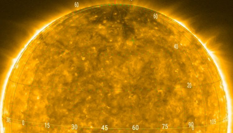 Images come from Solar Orbiter

