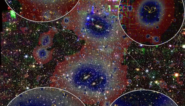 A single filament of gas has been discovered spanning 50 million light years

