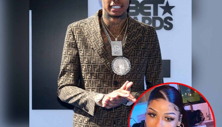 Blueface is giving its artist Chrisean Rock a Benjamin Franklin worth 19,000 US dollars

