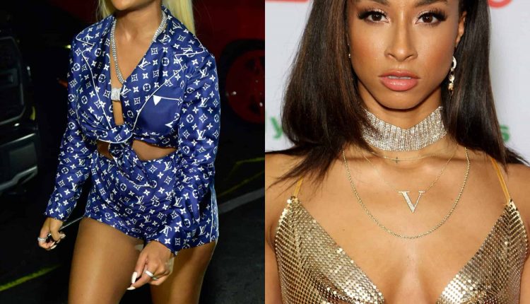 Jayda Cheaves and Adult Film Star Teanna Trump exchange words

