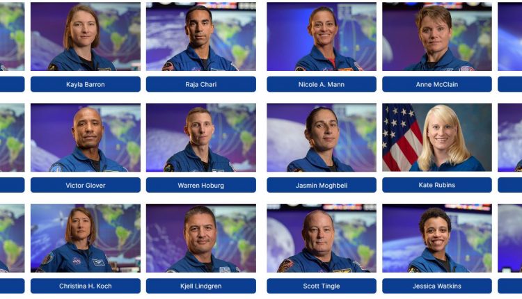 NASA announces its Artemis astronauts: 18 people are training to fly to the moon


