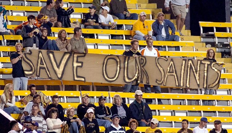 'Are we really in the NFL?' Saints recall nomadic 2005 season after Hurricane Katrina