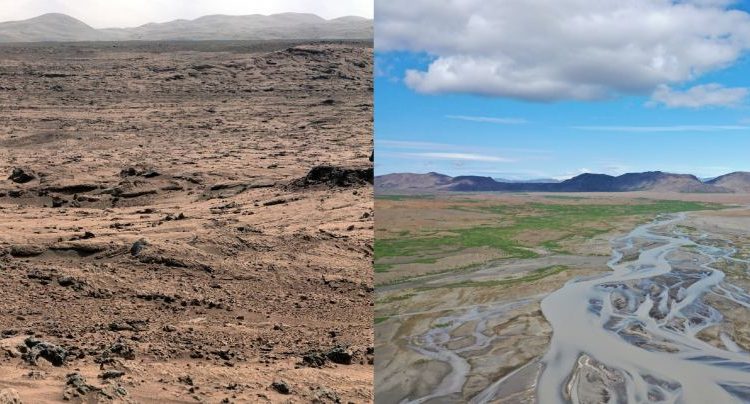Iceland is a similar environment to ancient Mars

