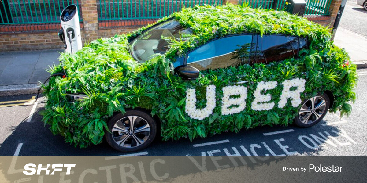 Uber is expanding its low-emission driving options to 1,400 other North American cities