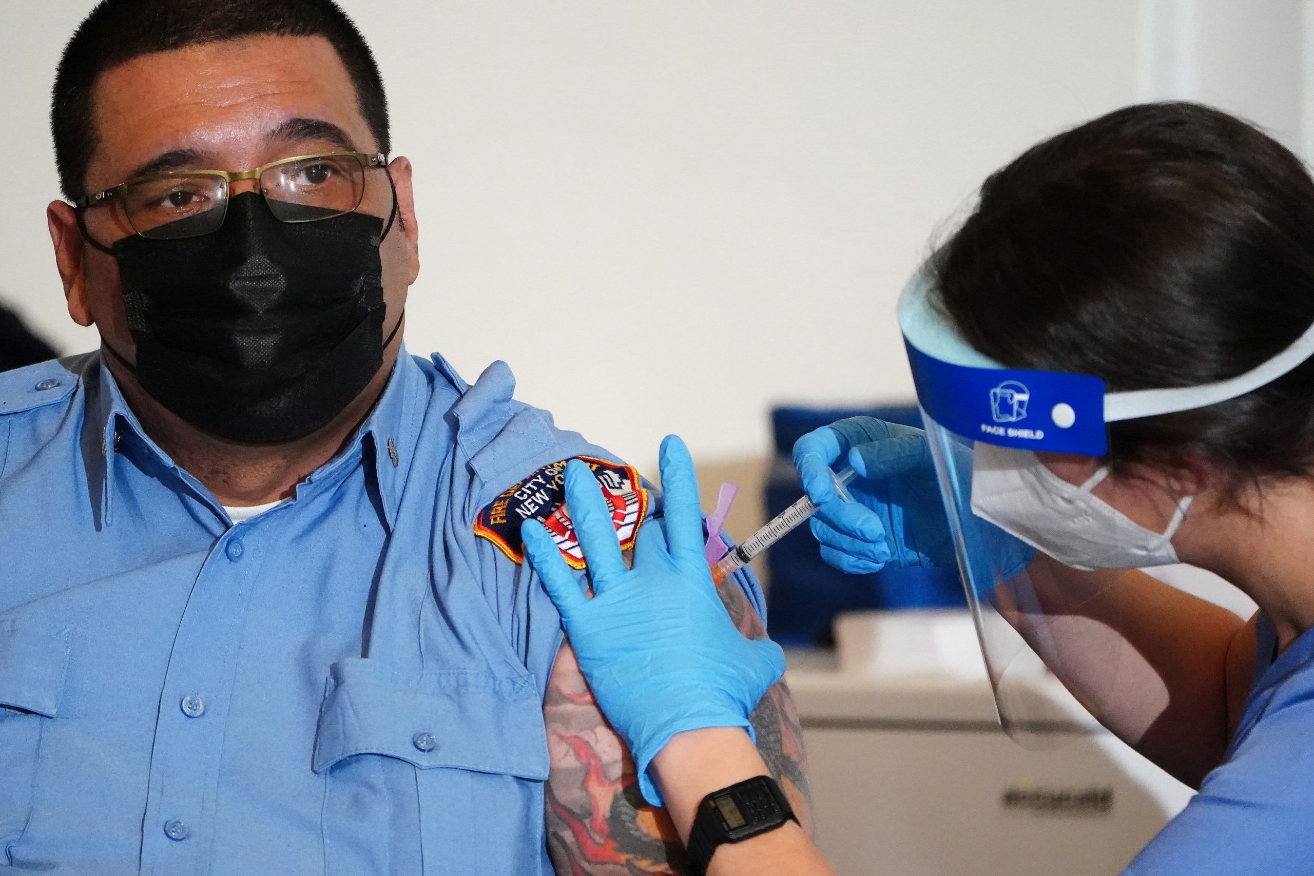 The US could speed up slow Covid vaccinations by giving two half doses of Moderna Shot