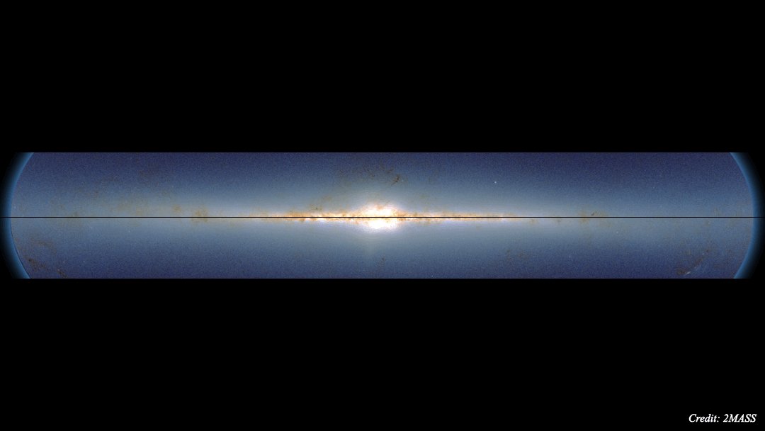 You can actually see the wave of the Milky Way galaxy by mapping its stars
