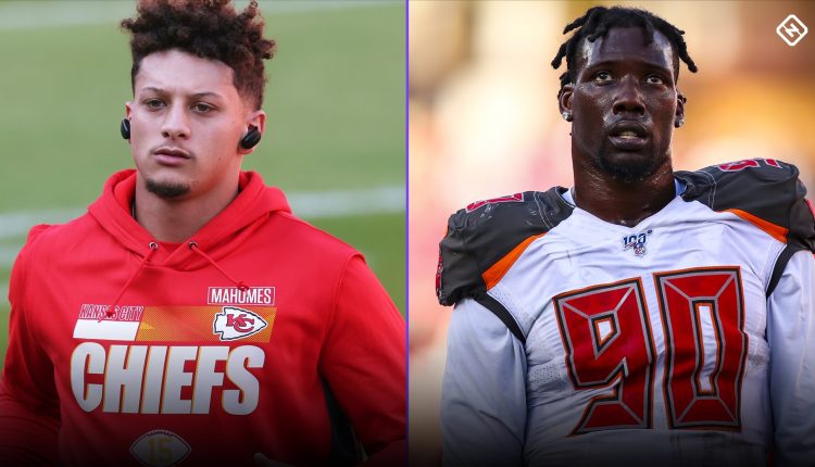 Patrick Mahomes and Jason Pierre-Paul refer to Kobe Bryant after making Super Bowl 55

