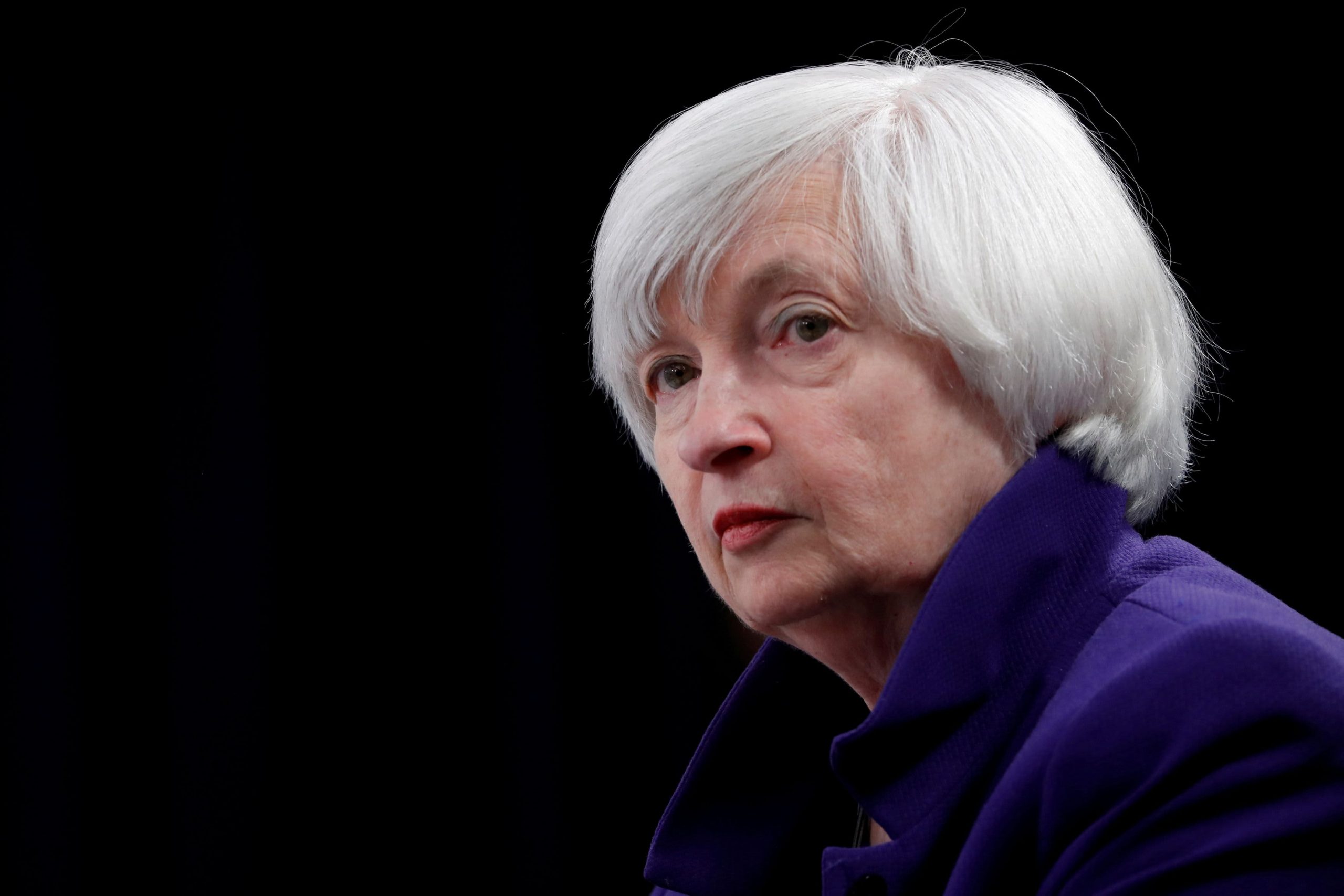 Yellen says the U.S. could return to full employment next year when the relief is over