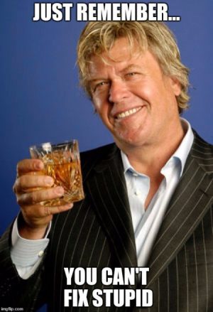 Hoisted by their own pipeline petard!  - Watts up with that?