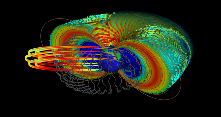 Electrons can be accelerated to near the speed of light when they interact with the Earth's magnetosphere