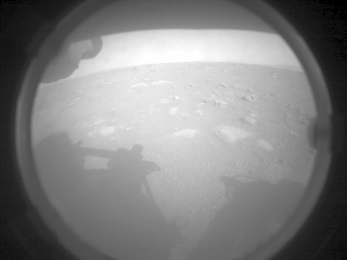 Endurance has landed.  Here are the first pictures from the surface of Mars