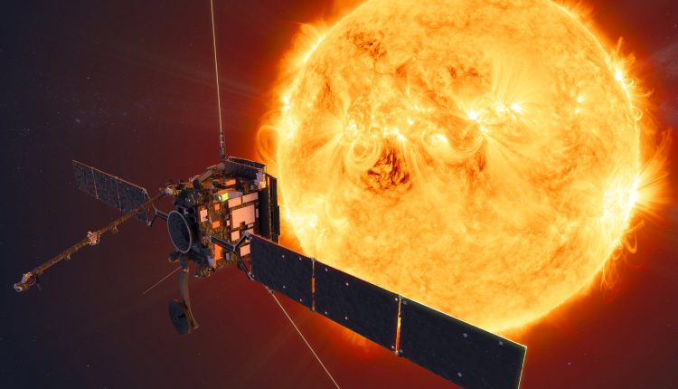 ESA's Solar Orbiter is hidden behind the sun

