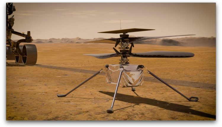 The Mars helicopter is online and ready to fly

