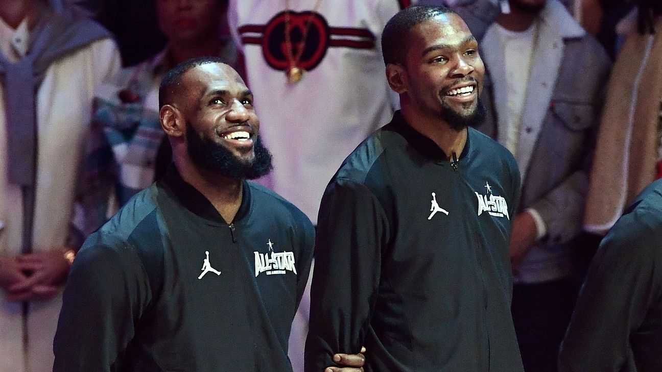 Brooklyn Nets' Kevin Durant remains captain of the NBA All-Star Game despite not playing