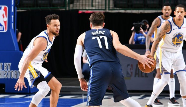 Stephen Curry's 57 points are insufficient for Golden State Warriors as Luka Doncic and Dallas Mavericks retire late

