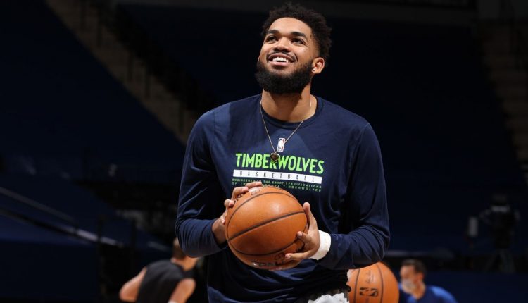 Minnesota Timberwolves' Karl-Anthony Towns are back in action for the first time since the absence of COVID-19

