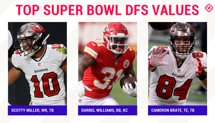 Super Bowl NFL DFS Picks: Best picks, sleepers for DraftKings, FanDuel single-game daily fantasy football lineups