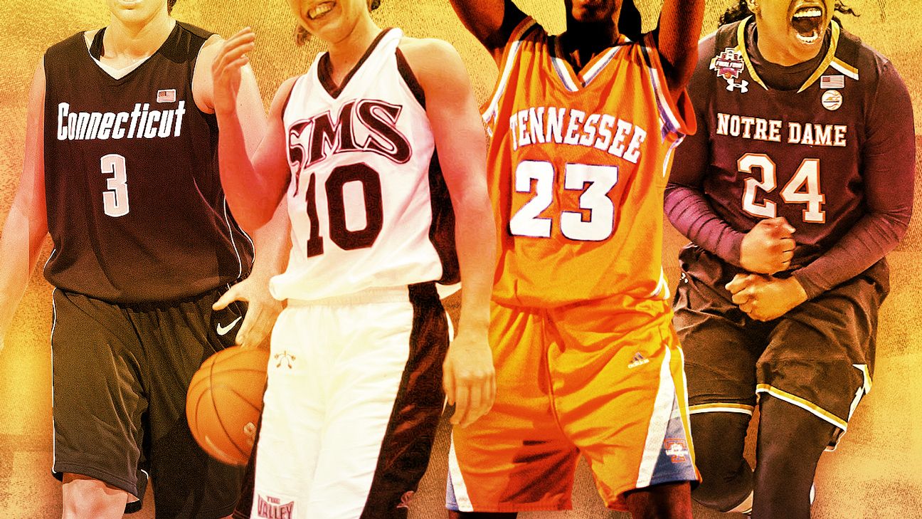 The best player in women's college basketball history at every jersey number