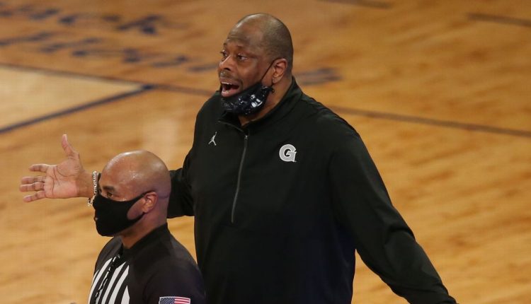 Patrick Ewing is annoyed that he is "approached" by MSG Security and jokes: "Everyone in this building should know who the hell I am."

