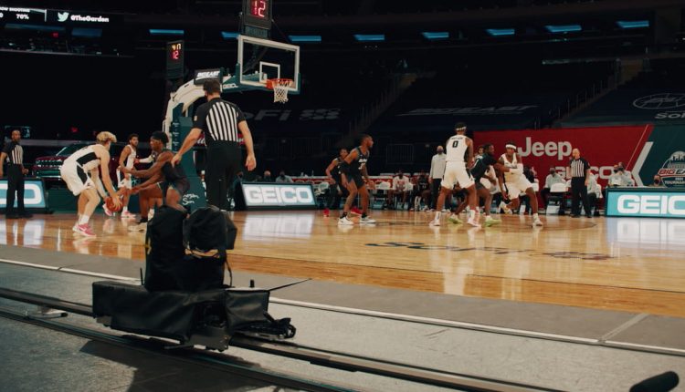 5G improves the experience at the Big East tournament.

