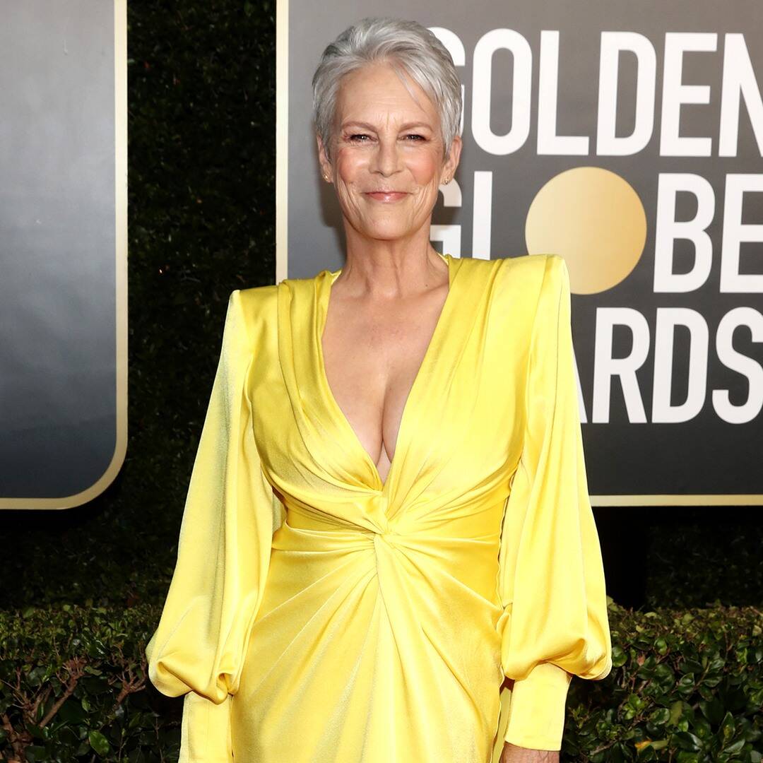 Jamie Lee Curtis is weighing her stunning Golden Globes look