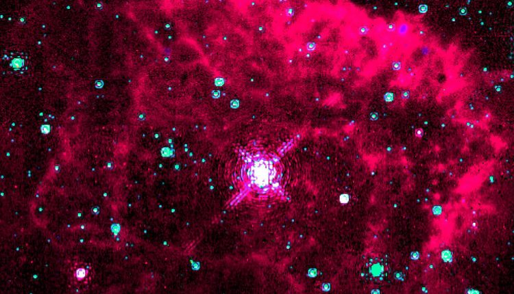 A Brilliant Star in Milky Way's Core