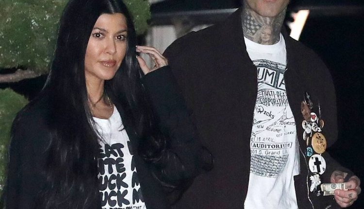 Kourtney Kardashian and Travis Barker celebrate the first Easter together

