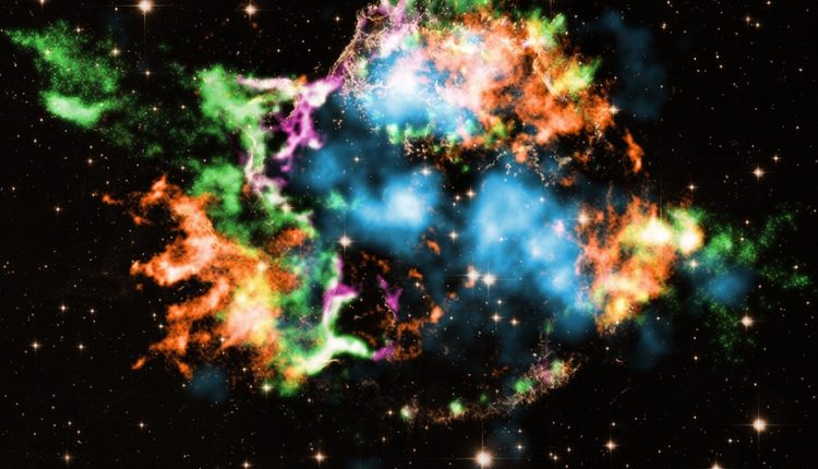 Exploding stars are titanium factories

