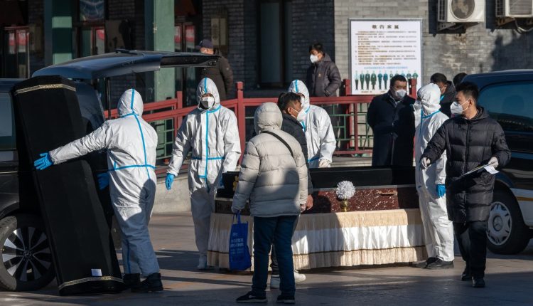 Shares of the Chinese funeral home rise as Covid infections skyrocket

