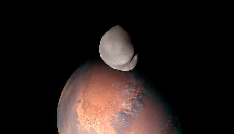 New high resolution photos of Deimos from Mission Hope

