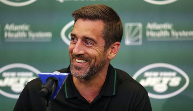 Source - Aaron Rodgers contract restructuring helps Jets with cap

