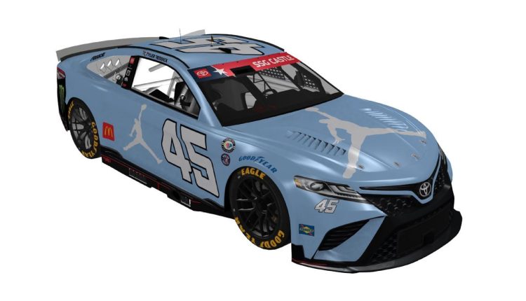 The Jordanian NASCAR team has a special Jumpman car for Coca-Cola 600

