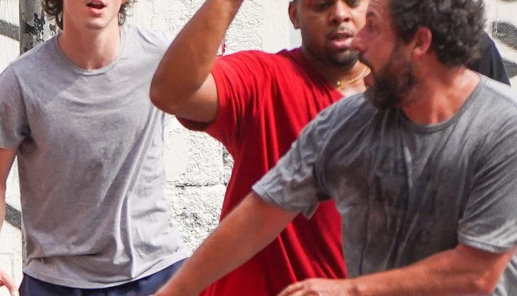 Timothée Chalamet and Adam Sandler are basketball friends

