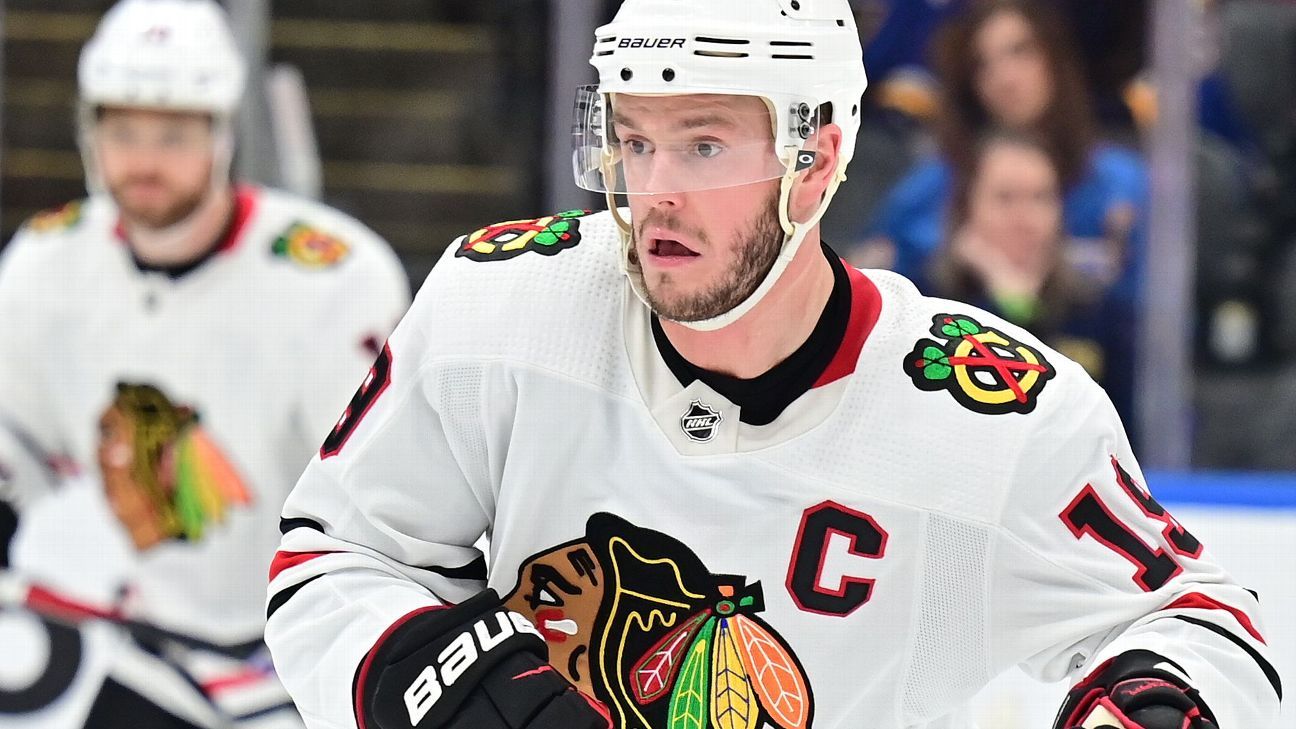 Jonathan Toews stepping away from NHL to focus on health