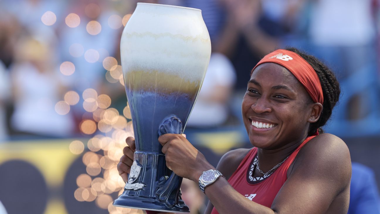 Gauff earns 1st Masters 1000 title, wins Western & Southern Open
