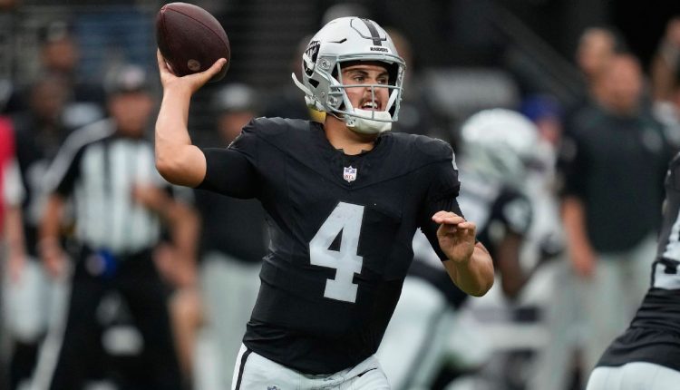 Sources - Raiders rookie QB Aidan O'Connell to start vs. Chargers