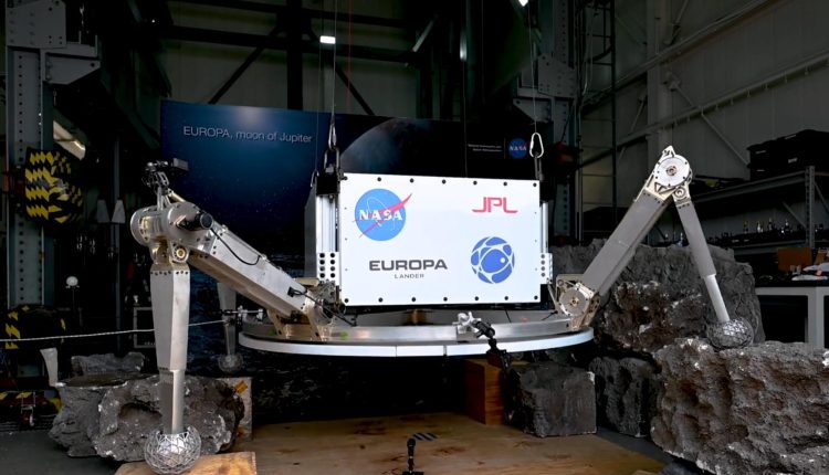 NASA Tests a Prototype Europa Lander