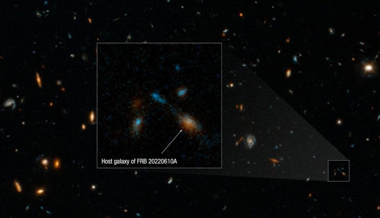 Hubble Shows That a Fast Radio Burst Came From a Giant Group of Galaxies