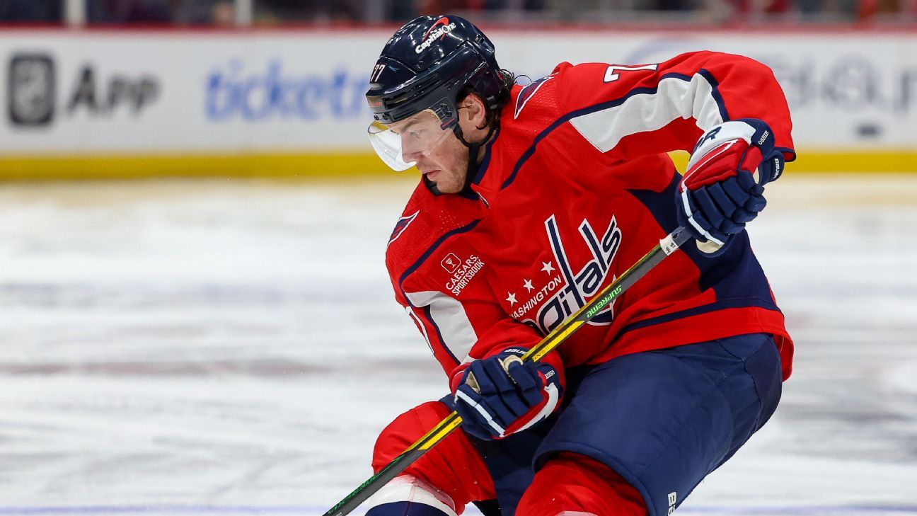 T.J. Oshie departs Capitals' win with noncontact injury
