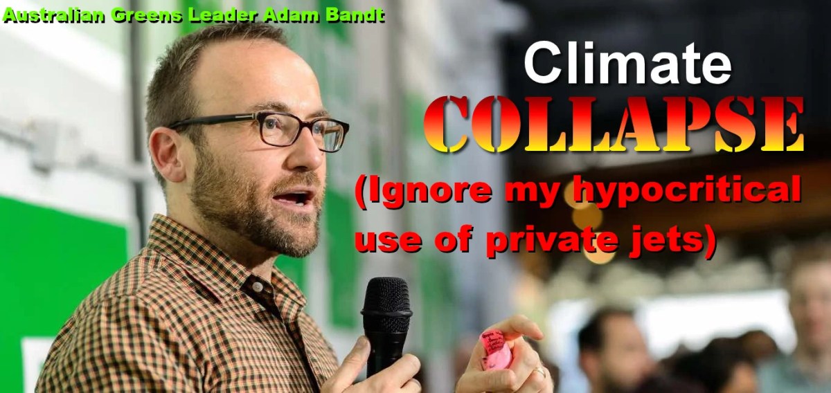 Aussie Green Party Leader Used Private Jets, Expensed $1 Million to Taxpayers – Watts Up With That?