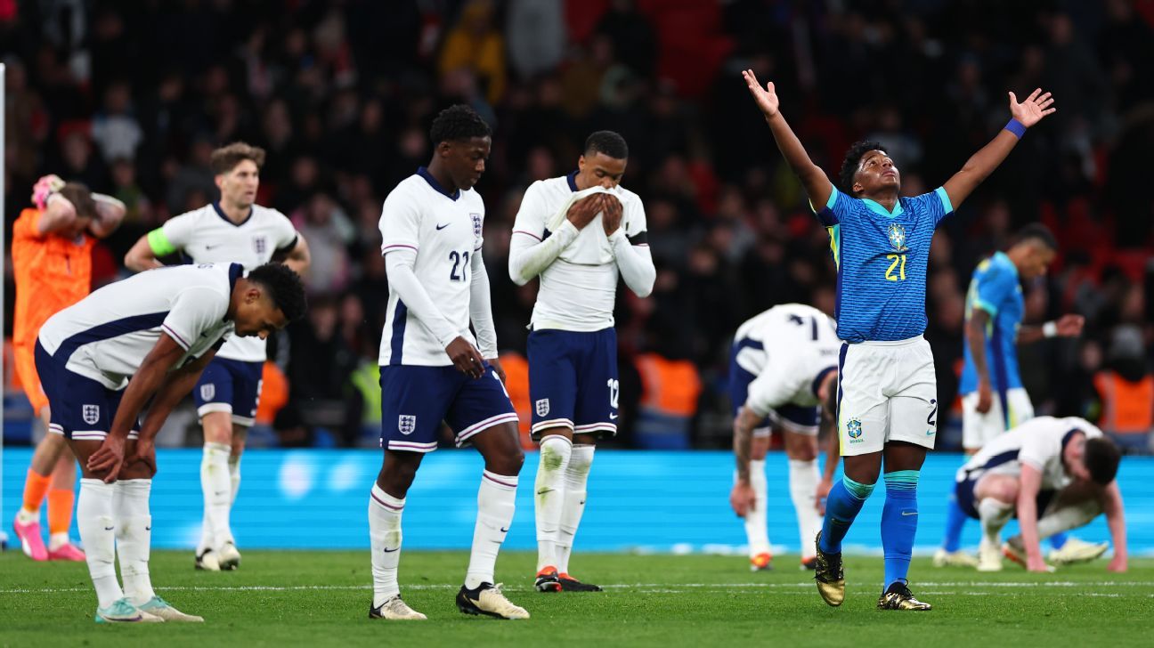 Endrick, Brazil give England a wake-up call before Euro 2024