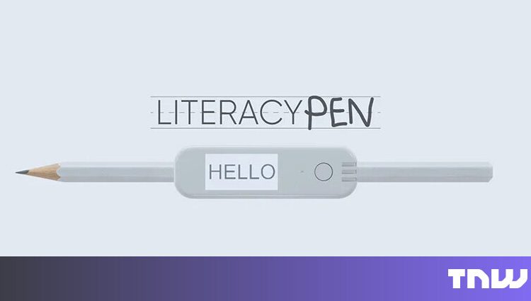 This “literacy pen” teaches you to read and write instantly

