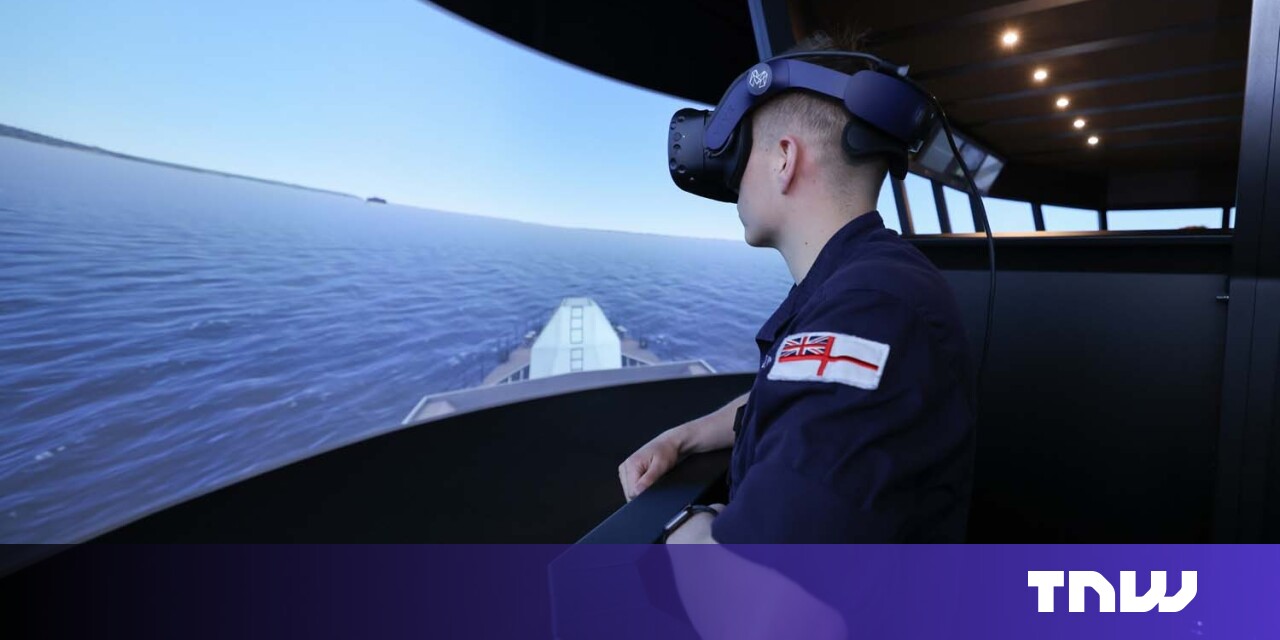 The British Navy is using VR to train sailors to navigate warships