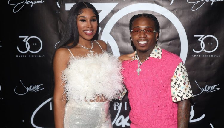 Deiondra Sanders and Jacquees discuss whether their son will be a junior

