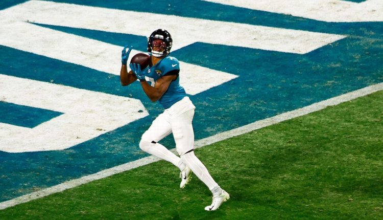 Jaguars release receiver Zay Jones and kicker Joey Slye

