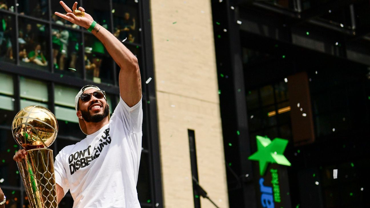The best moments from the Celtics' 2024 NBA championship parade