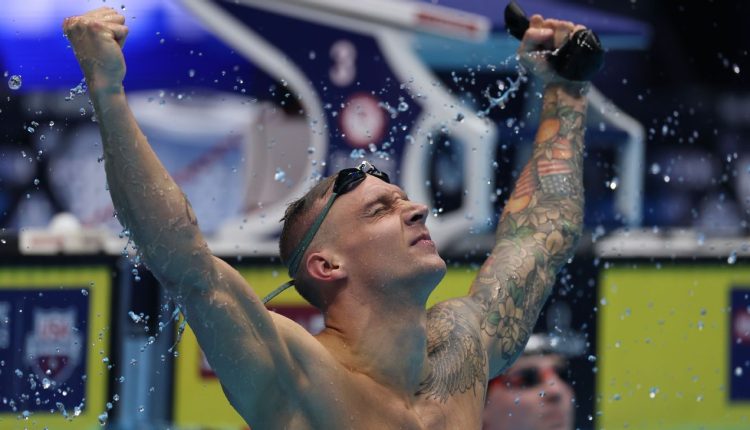 Caeleb Dressel and Katie Ledecky win the Olympic swimming qualification competitions

